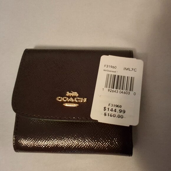 Coach Oxblood Crossbody Bag and Wallet, NWOT, NWT - Picture 11 of 13